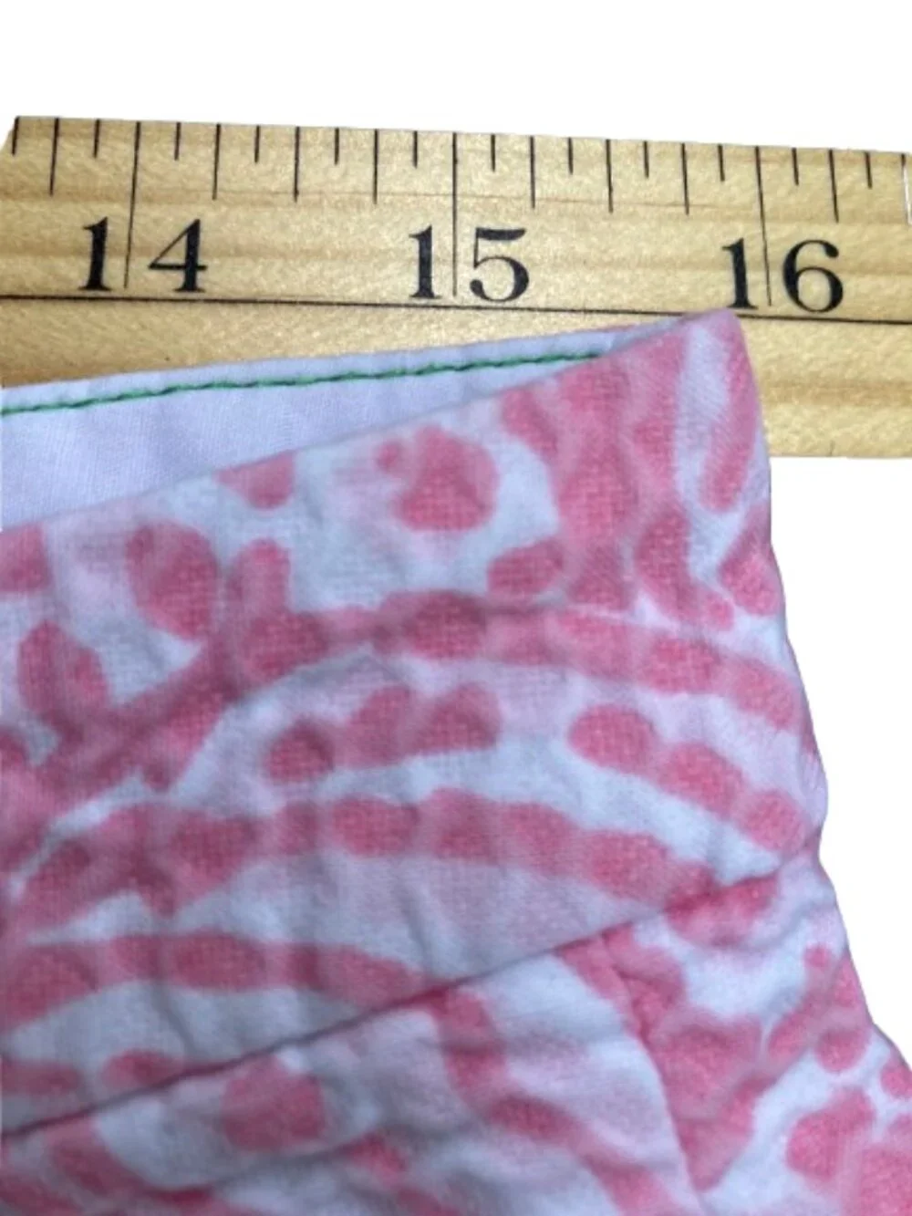 Lilly Pulitzer Shorts 4 1/2" Buttercup Cotton Scalloped Hem Pink White Midrise 6 - Picture 7 of 10